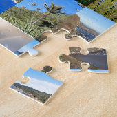 Nieuw-Zeelandse iconische flora en lanscapes Legpuzzel (Zijkant)