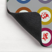 Nieuw-Zeelandse inheemse en endemische vogels muis Muismat (Hoek)