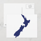 Nieuw-Zeelandse kaart (Voorkant / Achterkant)