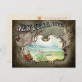 Nieuw-Zeelandse  kaart (Voorkant / Achterkant)