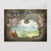 Nieuw-Zeelandse  kaart (Voorkant)