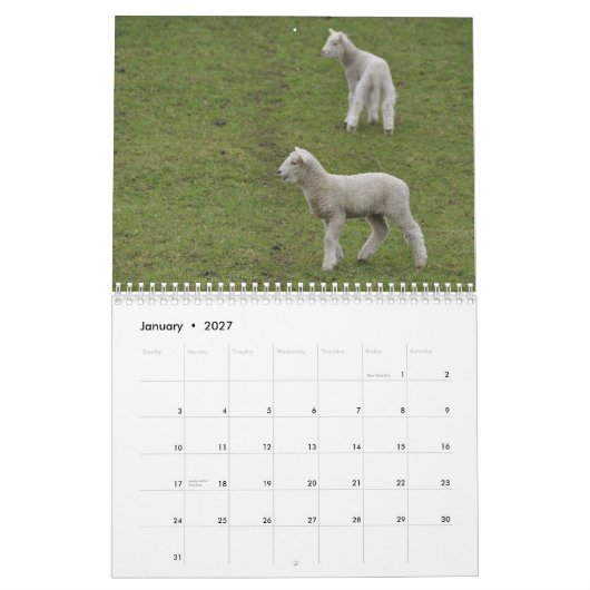 Nieuw-Zeelandse kalender 2015 (Jan 2027)