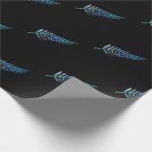 NIEUW ZEELANDSE KERNEENVOUDIGE PAUA-WRAPPINGSPAPIE CADEAUPAPIER (Hoek)