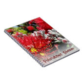 Nieuw-Zeelandse kerstboom rode bloesems Notitieboek (Rechterzijde)