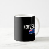 Nieuw-Zeelandse Kiwi vlag Koffiemok (Voorkant rechts)