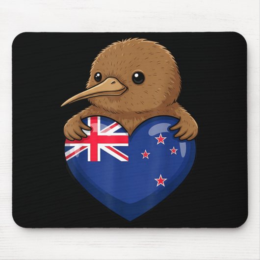 Nieuw-Zeelandse Kiwi Vogel Muismat (Voorkant)