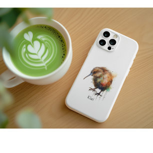 Nieuw-Zeelandse Kiwi waterverf Case-Mate iPhone Case