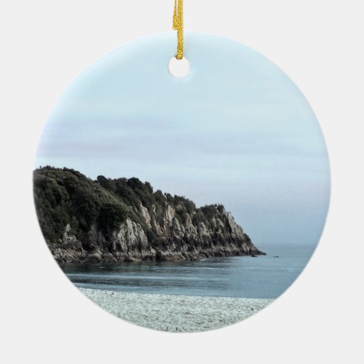 Nieuw-Zeelandse kust Keramisch Ornament (Achterkant)