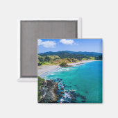 Nieuw-Zeelandse kustlijn, mooi landschap, Magneet (Voorkant / Achterkant)