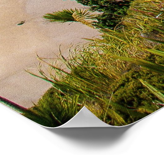 Nieuw-Zeelandse kustlijn Poster (Hoek)