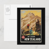 Nieuw-Zeelandse montagekookt Briefkaart (Voorkant / Achterkant)