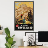 Nieuw-Zeelandse montagekookt Poster (Thuiskantoor)