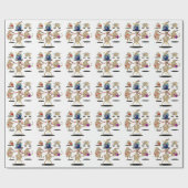 Nieuw-Zeelandse muziek Cadeaupapier (Vlak)