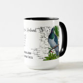 Nieuw-Zeelandse Native Bird Coffee Mok (Voorkant rechts)