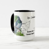 Nieuw-Zeelandse Native Bird Coffee Mok (Voorkant links)
