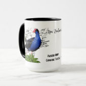 Nieuw-Zeelandse Native Bird Coffee Mok (Voorkant links)