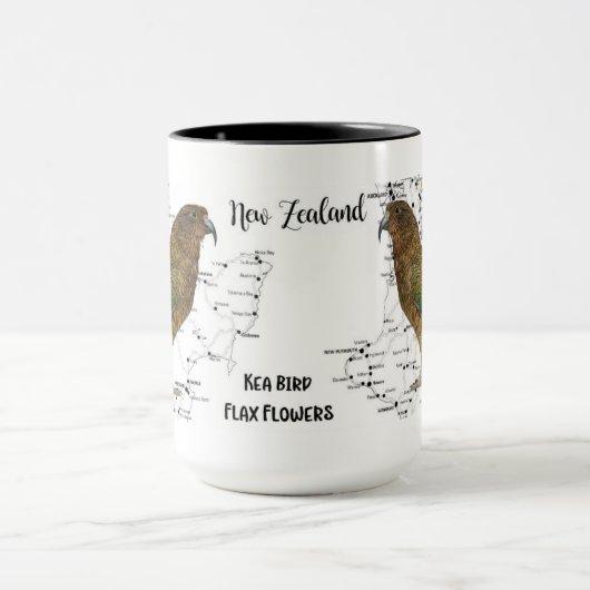 Nieuw-Zeelandse Native Bird Coffee Mok (Midden)