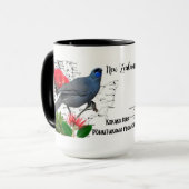 Nieuw-Zeelandse Native Bird Coffee Mok (Voorkant links)