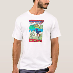 Nieuw-Zeelandse pukekopvogel T-shirt