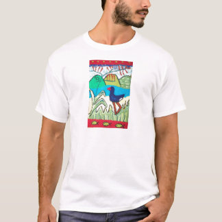 Nieuw-Zeelandse pukekopvogel T-shirt