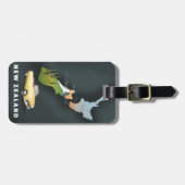 Nieuw-Zeelandse reisposter Bagagelabel (Voorkant horizontaal)