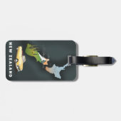 Nieuw-Zeelandse reisposter Bagagelabel (Achterkant horizontaal)