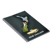 Nieuw-Zeelandse reisposter Notitieboek (Rechterzijde)