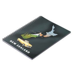 Nieuw-Zeelandse reisposter Notitieboek