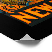 Nieuw-Zeelandse reisposter Poster (Hoek)