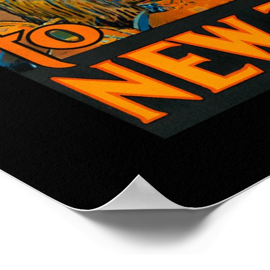 Nieuw-Zeelandse reisposter Poster (Hoek)