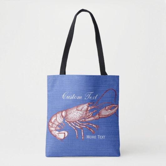  Nieuw-Zeelandse Rode Lobster Kapper Huis Tote Bag (Voorkant)