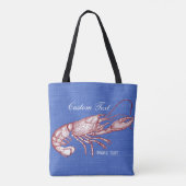  Nieuw-Zeelandse Rode Lobster Kapper Huis Tote Bag (Achterkant)