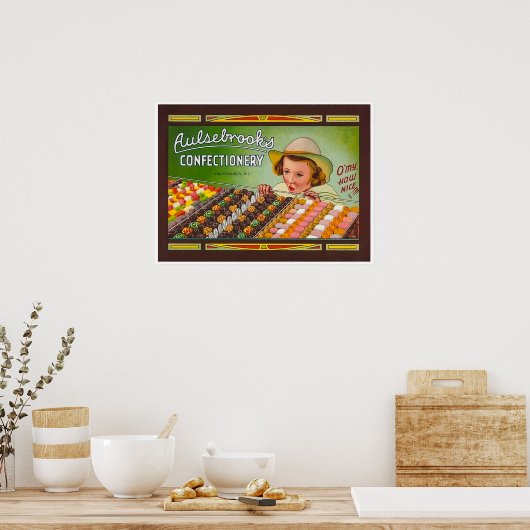 Nieuw-Zeelandse snoepprint Poster (Keuken)