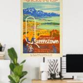 Nieuw-Zeelandse spoorweg Poster (Thuiskantoor)