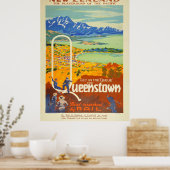 Nieuw-Zeelandse spoorweg Poster (Keuken)