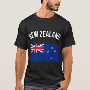 Nieuw-Zeelandse sport Nieuw-Zeelandse vlag T-shirt
