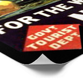  Nieuw-Zeelandse sport Vist reizen Poster (Hoek)