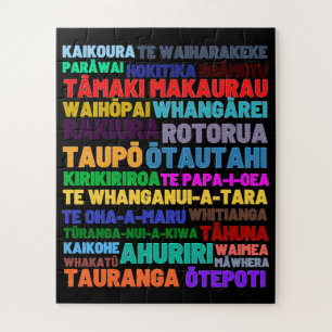 Nieuw-Zeelandse steden, steden en plaatsen puzzels