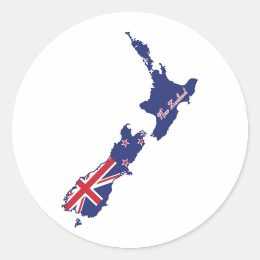 Nieuw-Zeelandse Sticker (Voorkant)