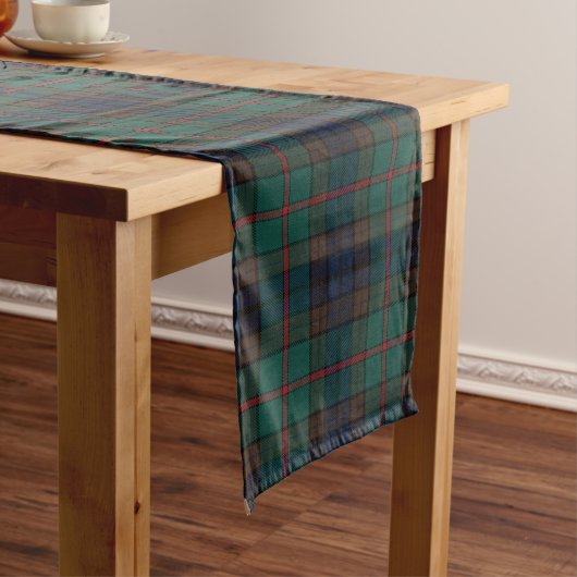 Nieuw-Zeelandse Tartan Plaid Pattern Medium Tafelloper (Voorbeeld)