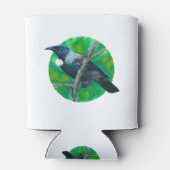 Nieuw-Zeelandse Tui - Schilderen in acryl Blikjeskoeler (Achterkant)