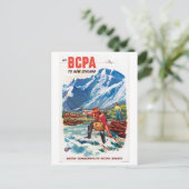 Nieuw-Zeelandse Vintage Poster hersteld Briefkaart (Staand voorkant)