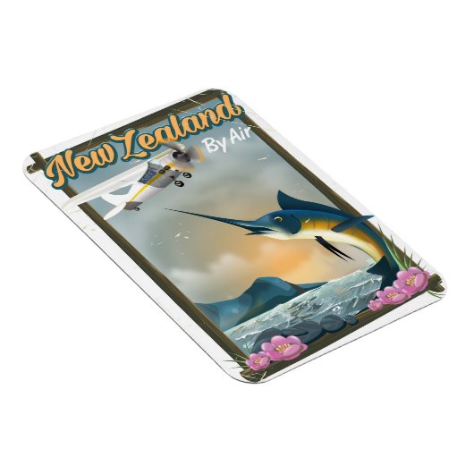 Nieuw-Zeelandse visreisposter Magneet (Rechterzijde)