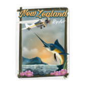 Nieuw-Zeelandse visreisposter Magneet (Verticaal)