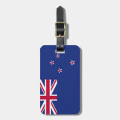 Nieuw-Zeelandse Vlag Bagagelabel (Voorkant verticaal)