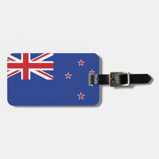 Nieuw-Zeelandse vlag Bagagelabel (Voorkant horizontaal)