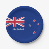 Nieuw-Zeelandse vlag borden, feest, verjaardag / s Papieren Bordje (Voorkant)