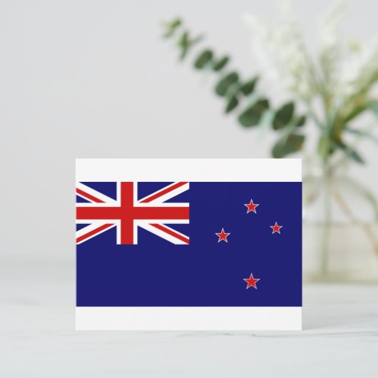 Nieuw-Zeelandse vlag Briefkaart (Staand voorkant)