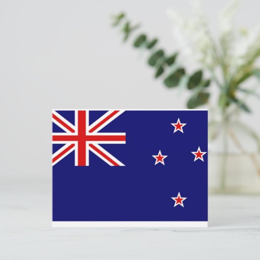 Nieuw-Zeelandse vlag Briefkaart (Staand voorkant)