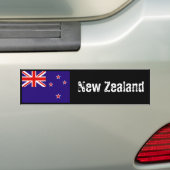 Nieuw-Zeelandse vlag bumper sticker (Op auto)